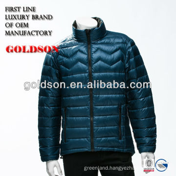 Men high quality feather weight genuine duck down jacket